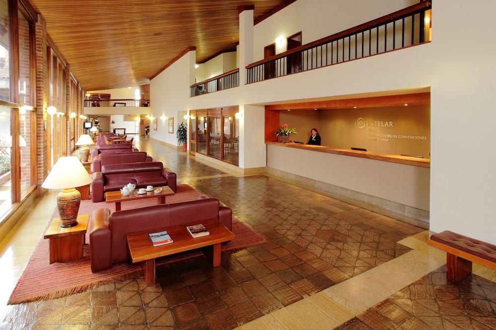 Estelar Paipa Hotel Spa & Y Centro De Convenciones 외부 사진 The lobby of the hotel